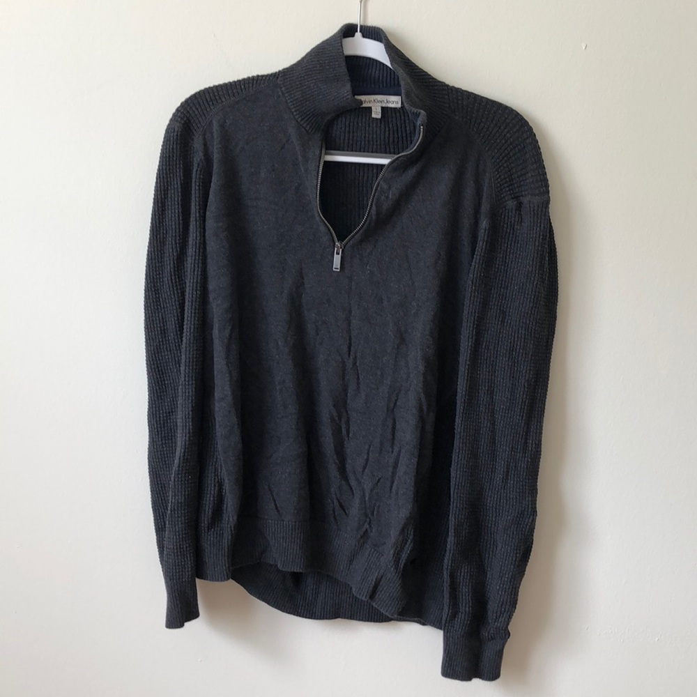 LAST CHANCE Calvin Klein quarter zip pullover